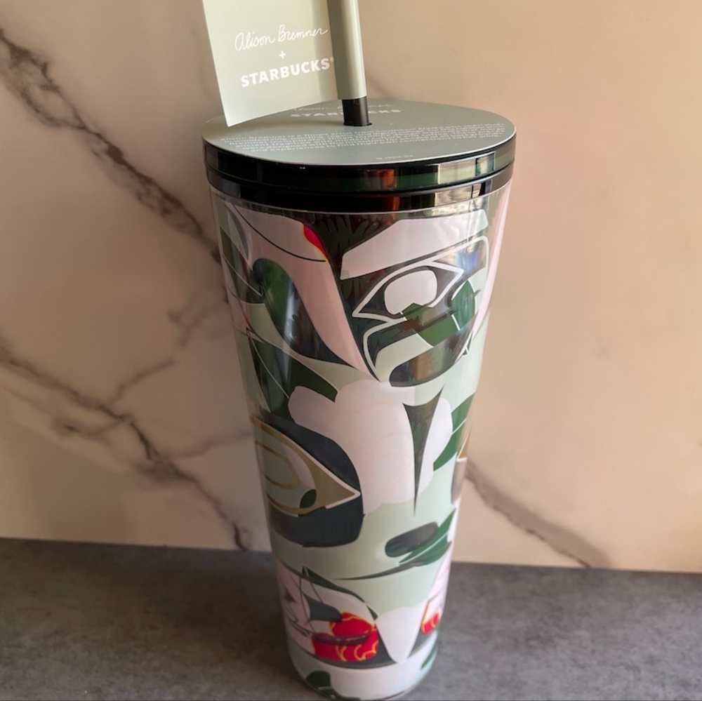 Starbucks + Alison Bremner Winter 2024 Limited Edition Venti (24oz) Cold Cup